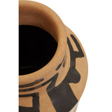 Orsina Earthenware Vase with a Unique Abstract Design for Home Decoration