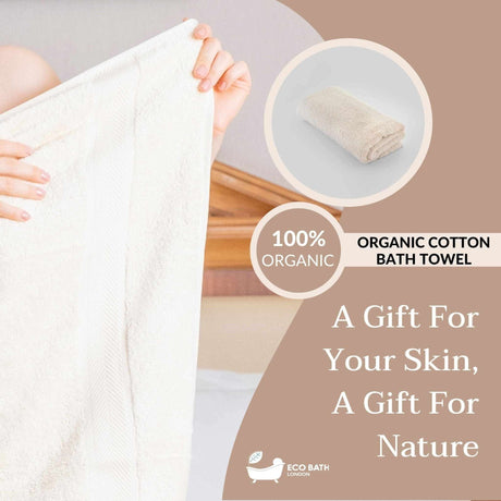 Eco Bath London Cotton Hand Towel, soft and absorbent, perfect for everyday use