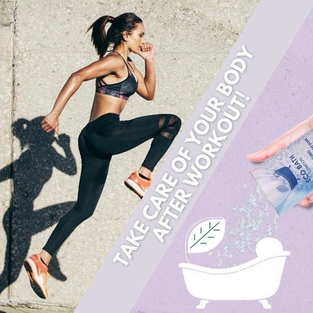 Eco Bath London Epsom Salt Bath & Body Gift Set for post-workout relaxation