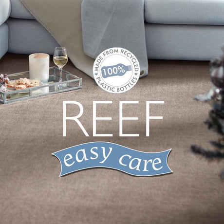 Eco Friendly Rug in a stylish living room setting, made from recycled plastic bottles for easy care