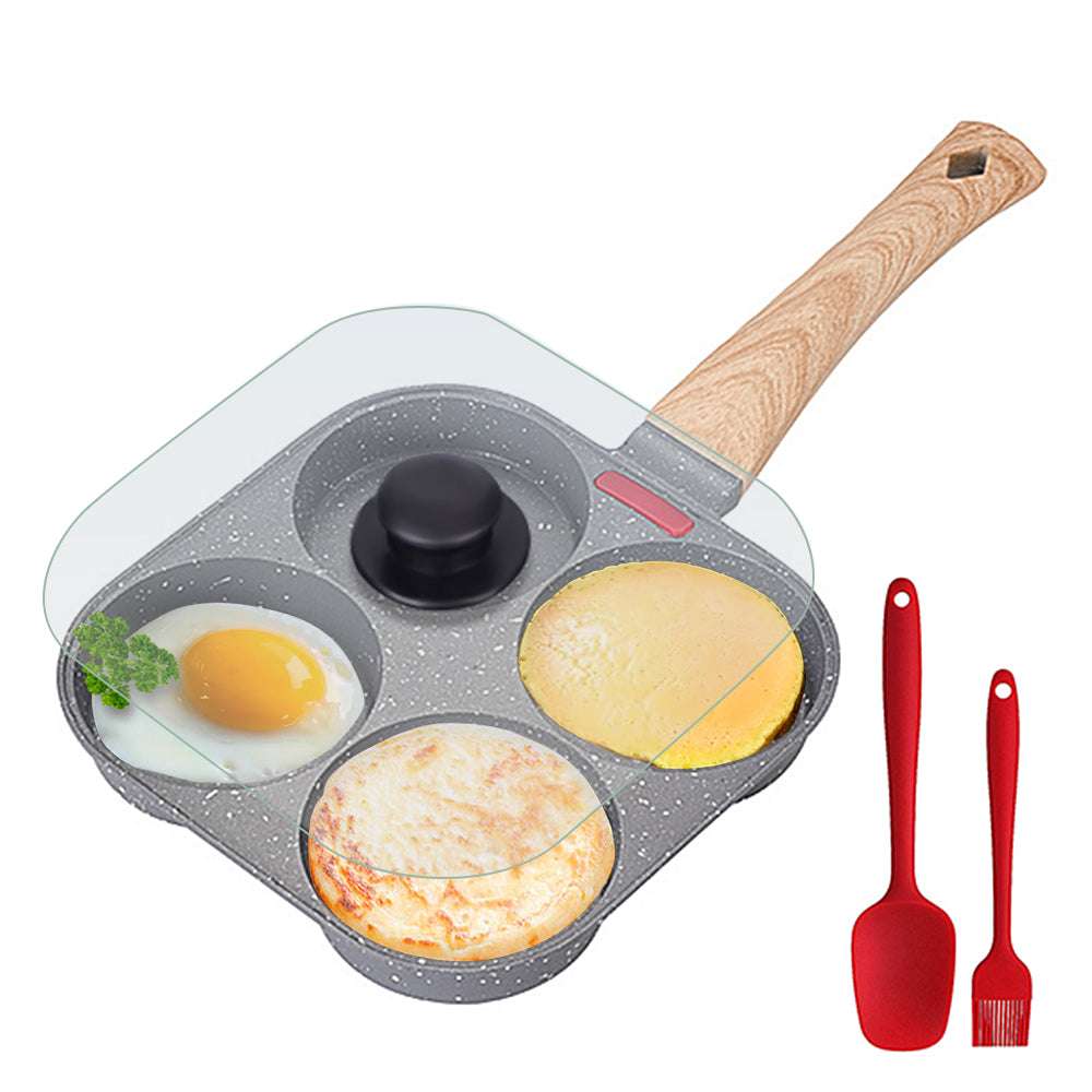 PGY Nonstick Egg Frying Pan - 4 Cups Aluminium Cookware for Easy Cooking PGY