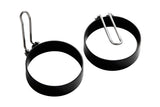 Orsina Egg Rings set for perfectly shaped fried eggs and pancakes with stainless steel handles