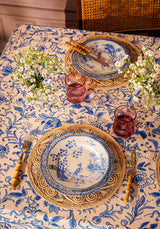 Casa by Josephine Jenno Cotton Tablecloth with Floral Patterns for Elegant Table Settings