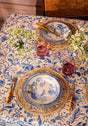 Casa by Josephine Jenno Cotton Tablecloth with Floral Patterns for Elegant Table Settings