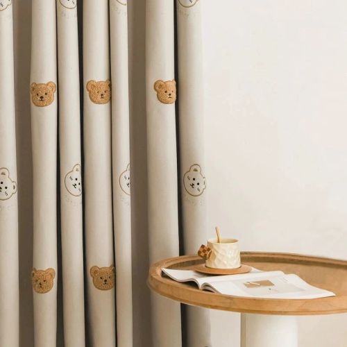 WPKIRA Custom Embroidered Tulle Curtain - Modern Style for Home & Office WPKIRA