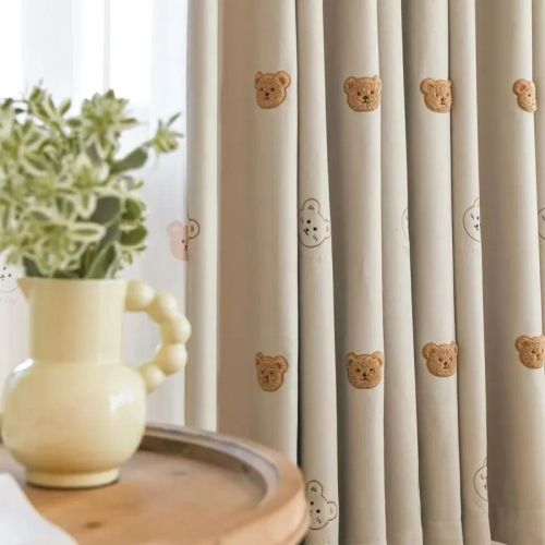 WPKIRA Custom Embroidered Tulle Curtain - Modern Style for Home & Office WPKIRA