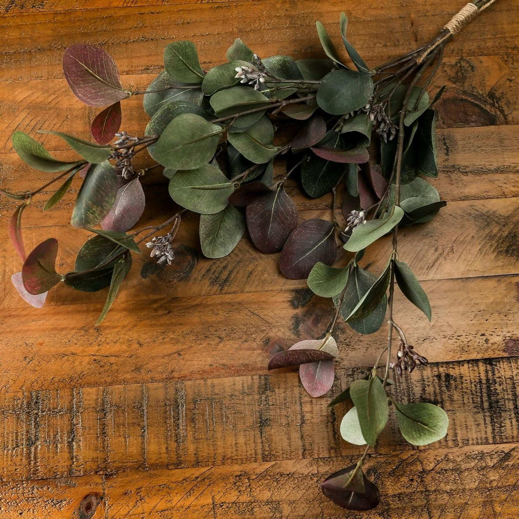 Shades 4 Seasons Eucalyptus Bouquet Autumn Stem GREEN PLASTIC Shades 4 Seasons