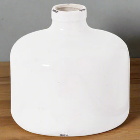 Shades 4 Seasons Eve Vase - White Rustic Ceramic Decor WHITE CERAMIC Shades 4 Seasons
