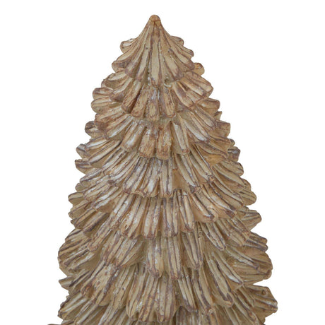 Shades 4 Seasons Pine Tree Sculpture, Rustic Gold Tabletop Shades 4 Seasons