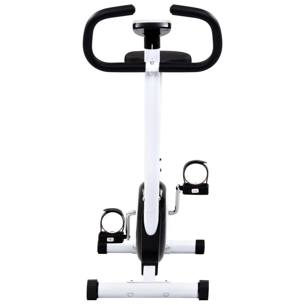 vidaXL Exercise Bike with Belt Resistance Black vidaXL