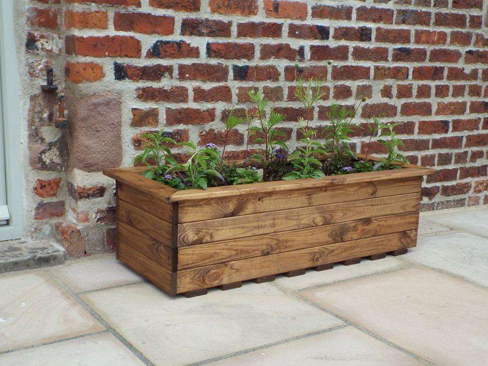 Extra Large Wooden Trough Charles Taylor Trading