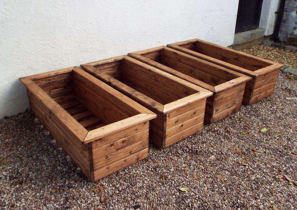 Extra Large Wooden Trough Charles Taylor Trading