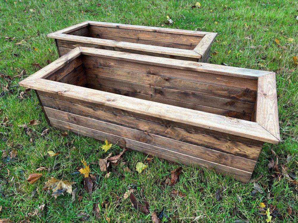 Extra Large Wooden Trough Charles Taylor Trading