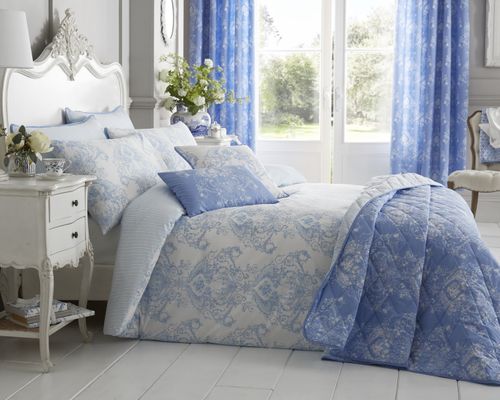 Toile 200 Thread Count Cotton Rich Duvet Cover Set Bellissimo Home