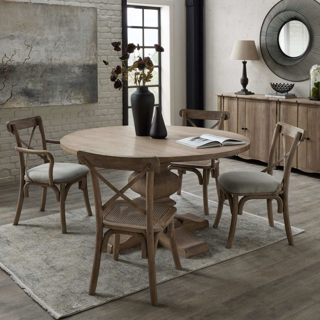Copgrove Collection Round Pedestal Dining Table Shades 4 Seasons