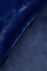 Orsina Soft Blue Fur Throw for Cozy Home Decor and Warmth on Cold Evenings