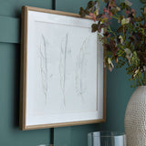 Solli White Feathers Art Mounted In Beaded Frame Shades 4 Seasons