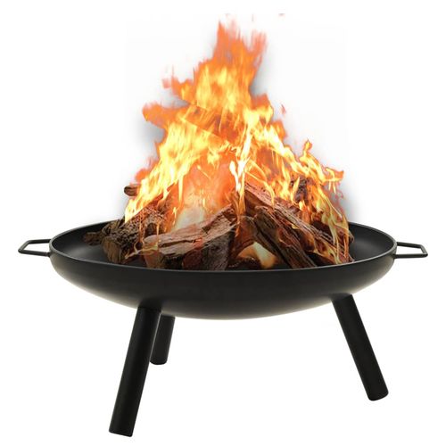 vidaXL Outdoor Fire Pit with Sturdy Steel Design vidaXL