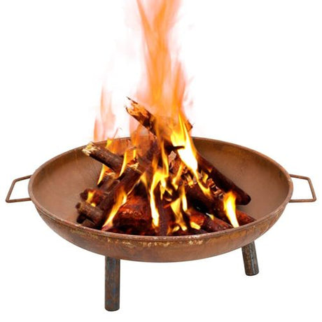 vidaXL Outdoor Fire Pit with Sturdy Steel Design vidaXL