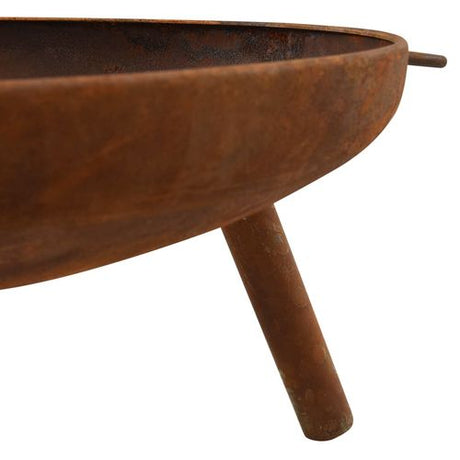 vidaXL Outdoor Fire Pit with Sturdy Steel Design vidaXL