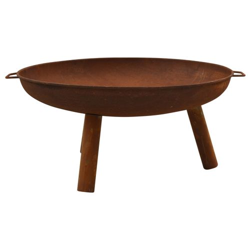 vidaXL Outdoor Fire Pit with Sturdy Steel Design vidaXL