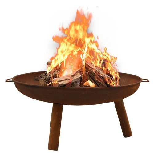 vidaXL Outdoor Fire Pit with Sturdy Steel Design vidaXL