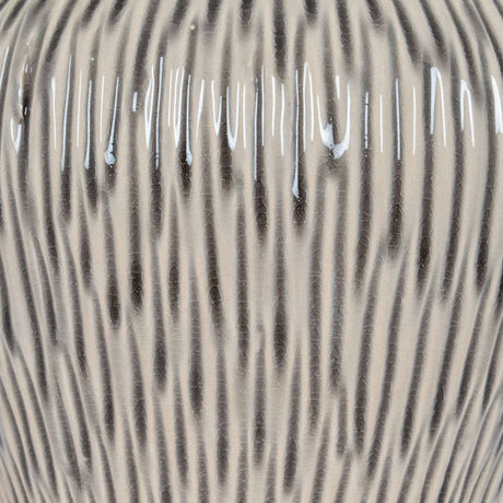Fleck Vase with a textured design in neutral tones, perfect for home decor and floral arrangements