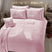 Pink Fleece Duvet Set by OLIVIA ROCCO with angel wing design and decorative cushions