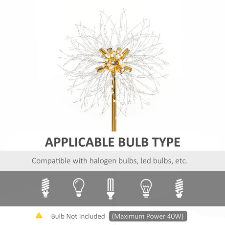 Elegant Wise Galleria Floor Lamp with Sparkling Bulb Design for Contemporary Spaces