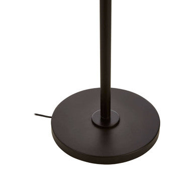 Orsina Floor Lamp with a sleek black base, perfect for modern home decor