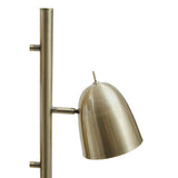Orsina Floor Lamp in brushed metal with an adjustable shade for modern interiors