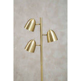 Orsina Floor Lamp with three gold shades for stylish home lighting