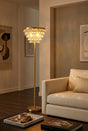 Orsina Floor Lamp with Elegant Crystal Design, Perfect for Modern Living Rooms