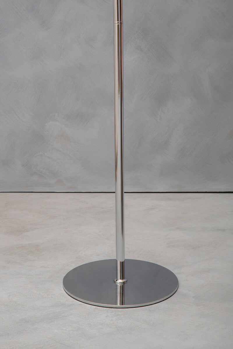 Orsina Floor Lamp with a sleek chrome base and elegant design for modern interiors