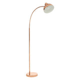 Orsina Copper Floor Lamp with Arc Design and Adjustable Shade for Modern Living Spaces