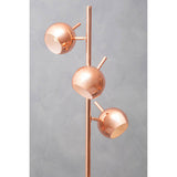 Orsina Floor Lamp with Three Adjustable Copper Spheres for Stylish Lighting