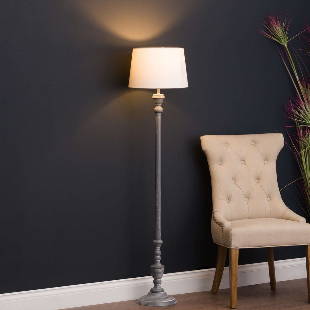 Shades 4 Seasons Classic Floor Lamp with Beige Shade Shades 4 Seasons