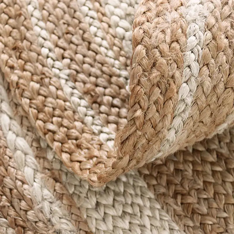 Natural Jute Floor Rug from Nisu Home with a Hand-Woven Texture for Eco-Friendly Home Decor