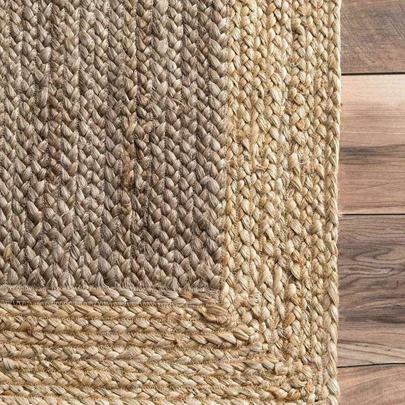 Natural Nisu Home Floor Rug with textural woven design for enhancing home decor