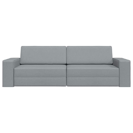 vidaXL Floor Sofa Bed Light grey 245 x 78 x 77 cm Fabric vidaXL