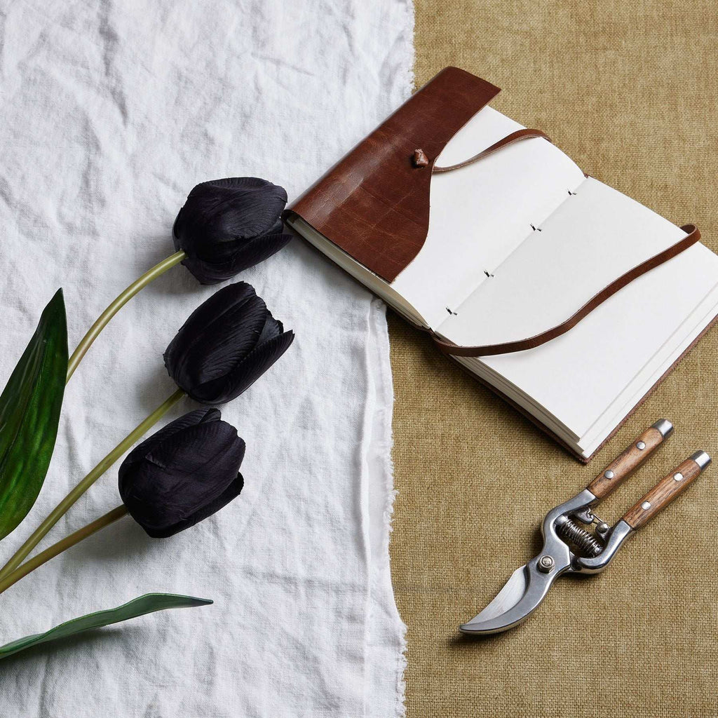 Shades 4 Seasons Triple Tulip Stem - Lifelike Black BLACK PLASTIC Shades 4 Seasons