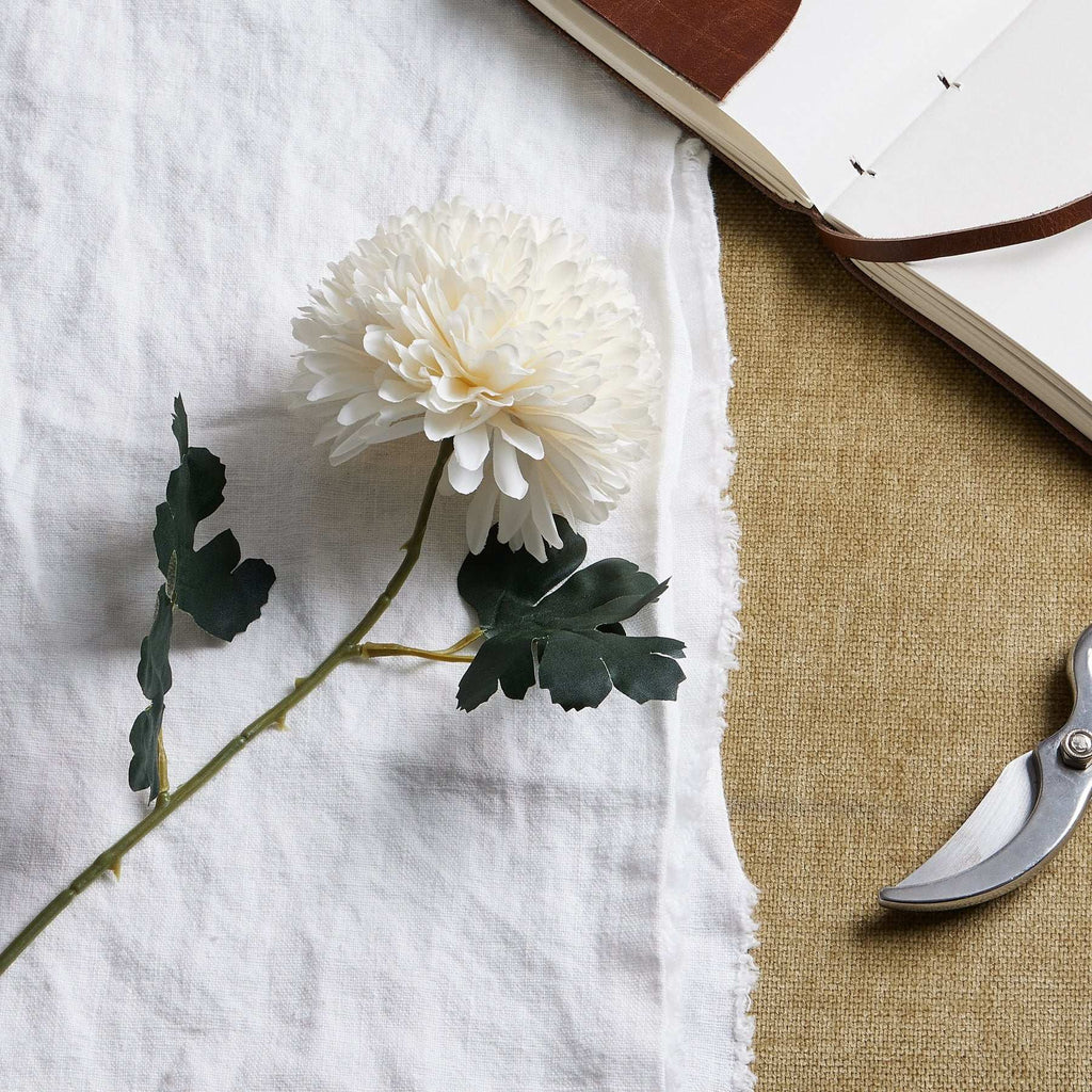 Shades 4 Seasons White Chrysanthemum Stem - Realistic Shades 4 Seasons