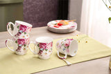 Elegant floral Mugs Set from London Boutique Lifestyle, perfect for tea or coffee gatherings