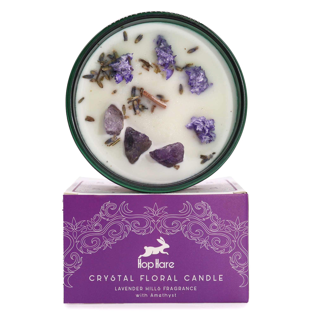 Hop Hare Crystal Magic Flower Candle - The Moon AW-Dropship