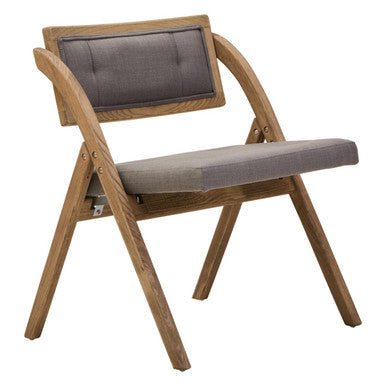 Orsina Folding Chair with Soft Cushion and Wooden Frame for Comfortable Seating