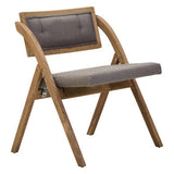 Orsina Folding Chair with Soft Cushion and Wooden Frame for Comfortable Seating