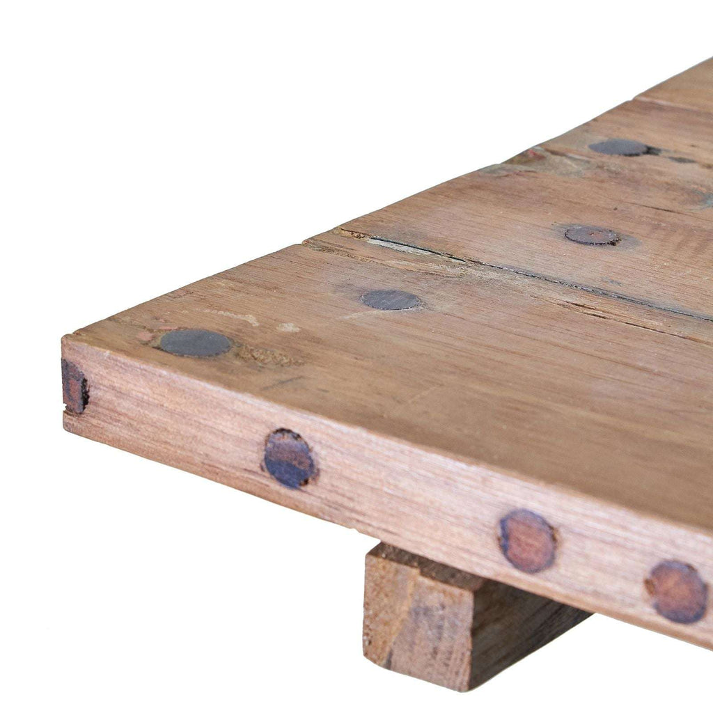 Square Folding Coffee Table - 50cm - Recycled Wood AW-Dropship