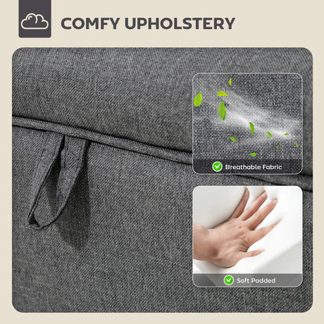 Wise Galleria Footstool with comfy breathable fabric and soft padded design for ultimate relaxation