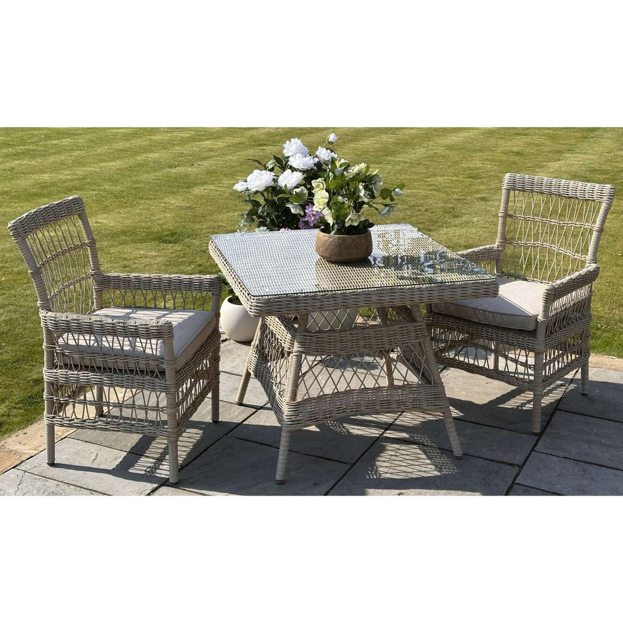 Provence Collection Outdoor Four Seater Dining Set Shades 4 Seasons