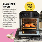 Fridja F66 Super Oven Digital Air Fryer with 15L Capacity and 12 Smart Presets for Easy Cooking